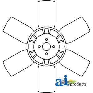 17321-74110 Fan fits Kubota L2250 - Replaces 1732174110-17321-74110