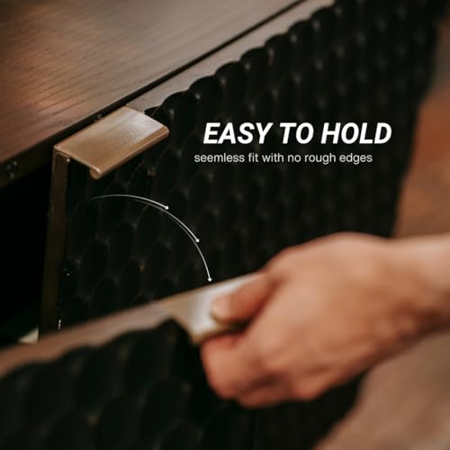 ZBOX 3 Inch Cabinet Tab Pull - 3" Chrome Plated Handle Finger Edge Pull for Kitchen Cabinets - 1 Pack