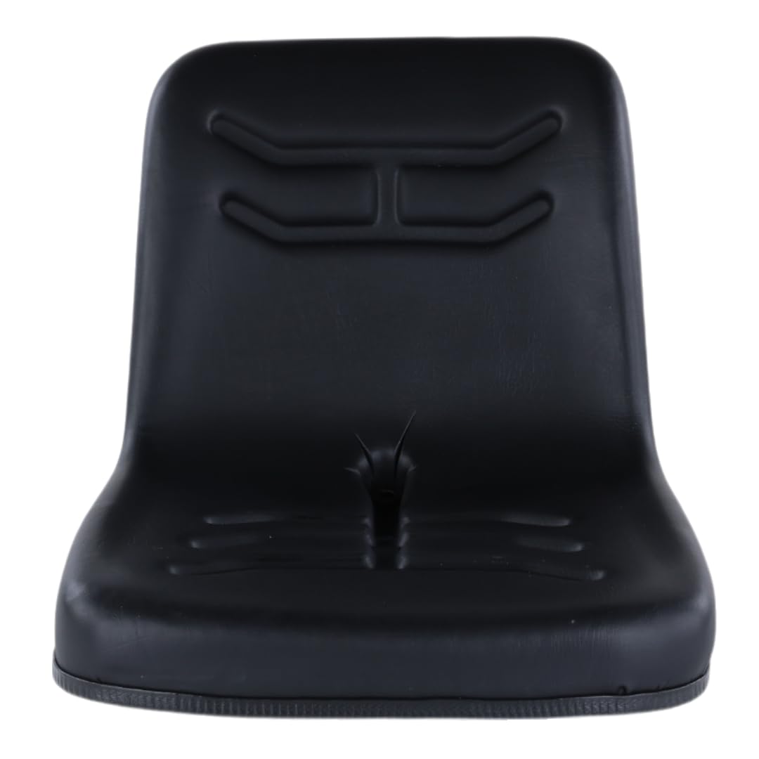 Universal Tractor Driver Side Seat in Black Replaces A&I VLD1590 Dishpan Seat w/Brackets Compatitable with Ford Compact 1035 1040 1100 1140 1200 1500 1510 1600 1700 1710