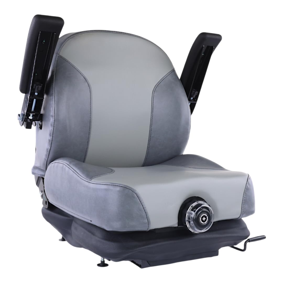 Universal Fit Highback Suspension Seat with Adustable Armrests for Tractors & Zero Turn Lawn Mowers Fits Exmark Lazer Z Diesel DS E S X Series 116-6187