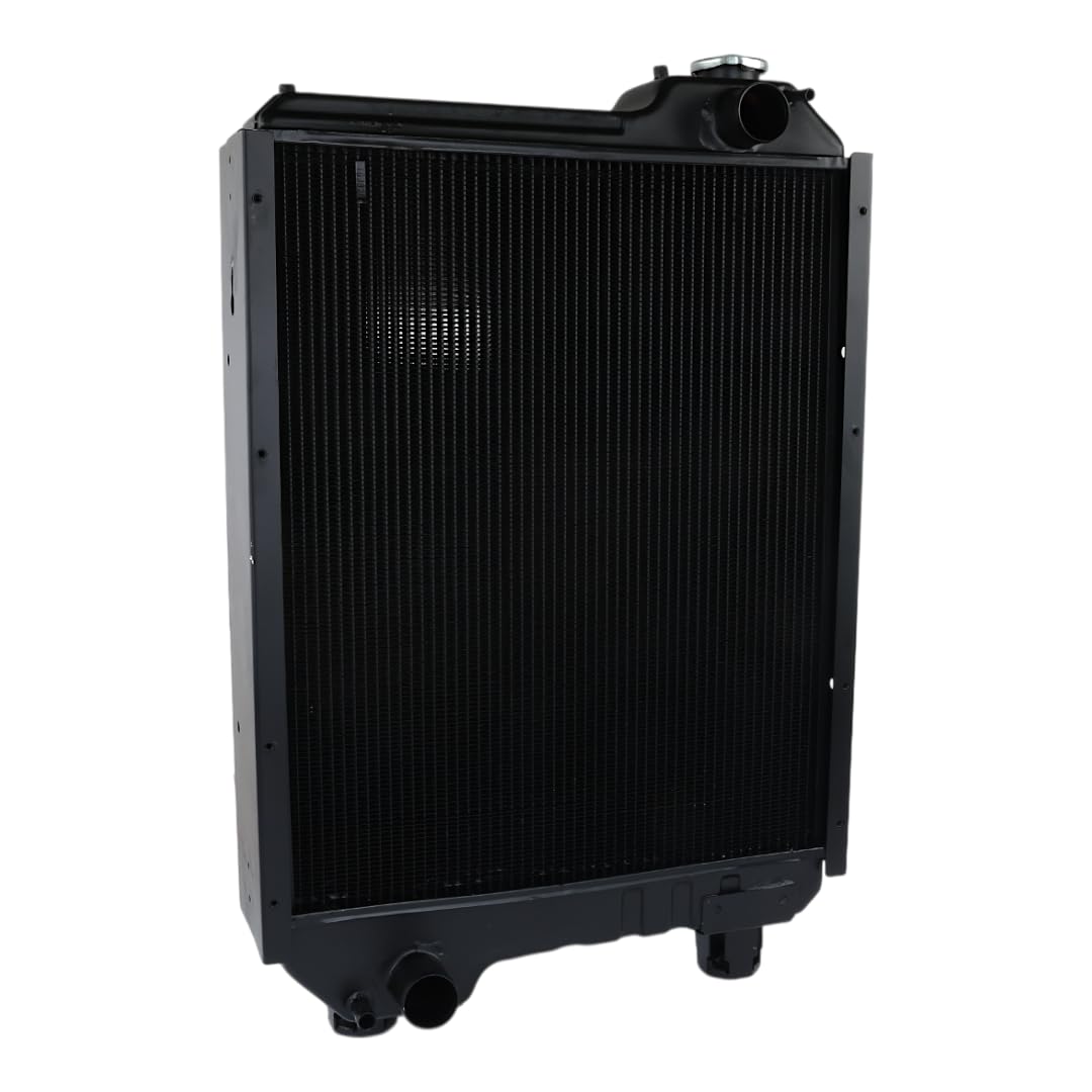 82008038 Tractor Radiator fits New Holland T6010 T6020 T6030 TM115 TM125 TM135 TM150+ - Replaces 82006827-82013307 – Copper Brass Construction