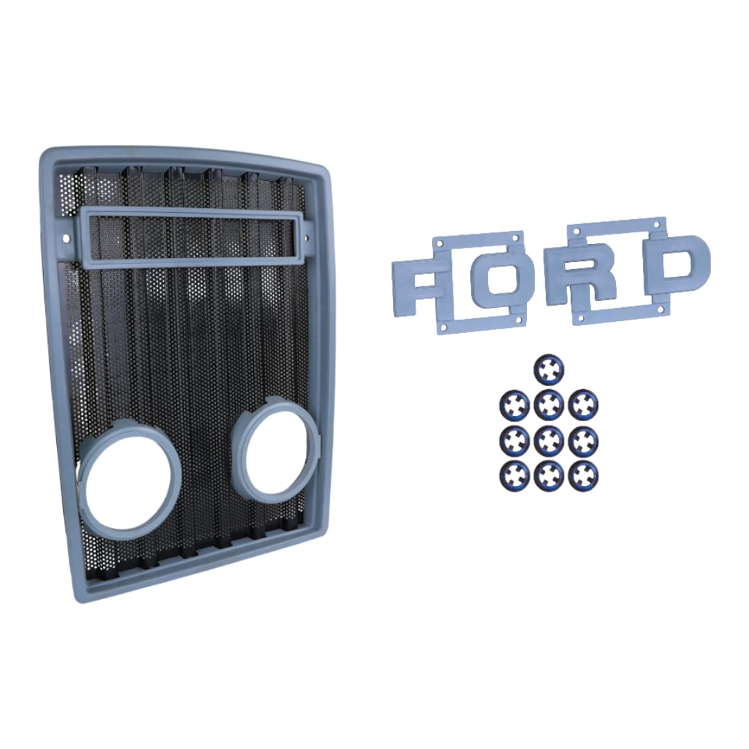 D5NN8200C Front Nose Grille fits Ford 2600 3600 4600 5600 6600 7600 2000 3000 4000 5000 - Replaces 81827453-81844833