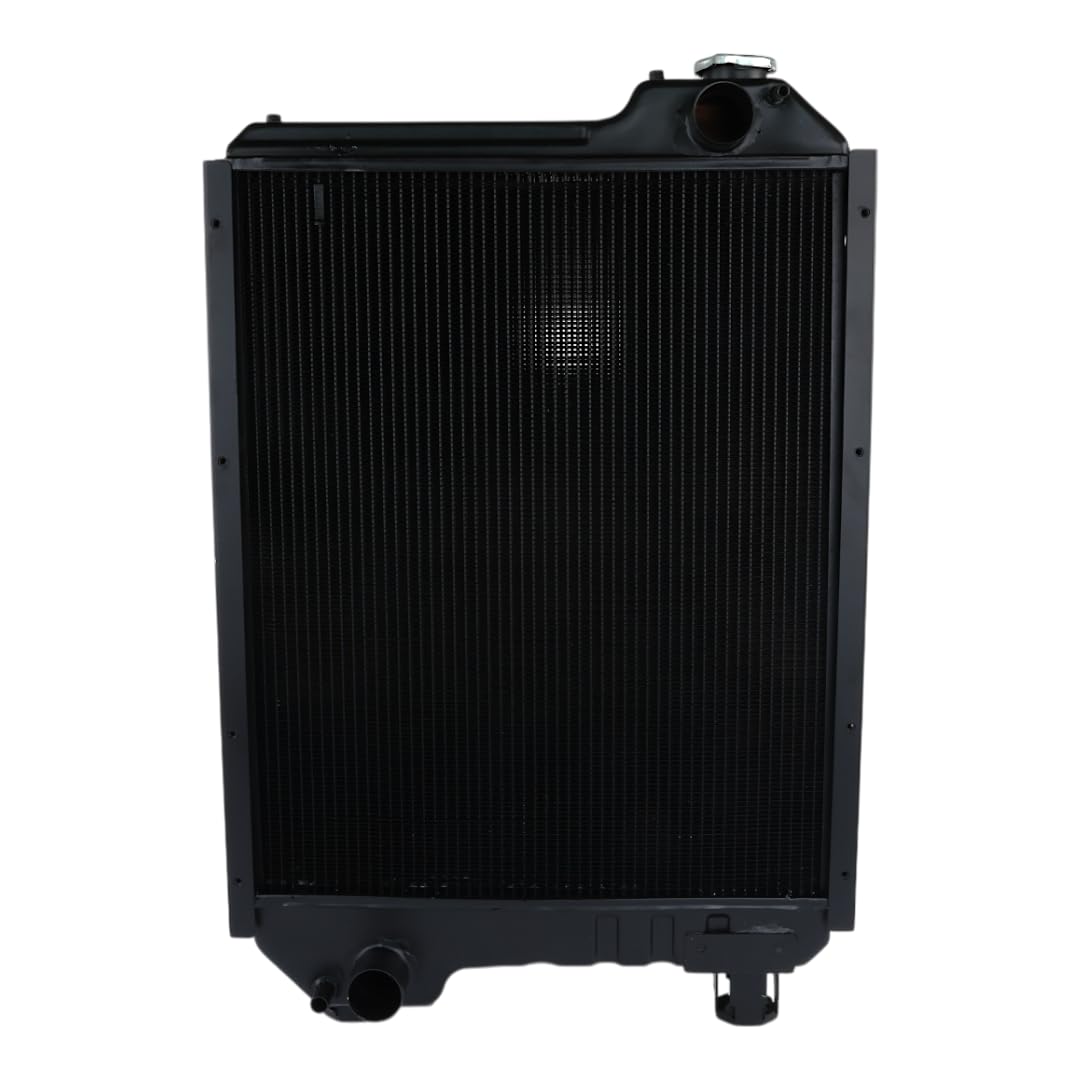 82008038 Tractor Radiator fits New Holland T6010 T6020 T6030 TM115 TM125 TM135 TM150+ - Replaces 82006827-82013307 – Copper Brass Construction