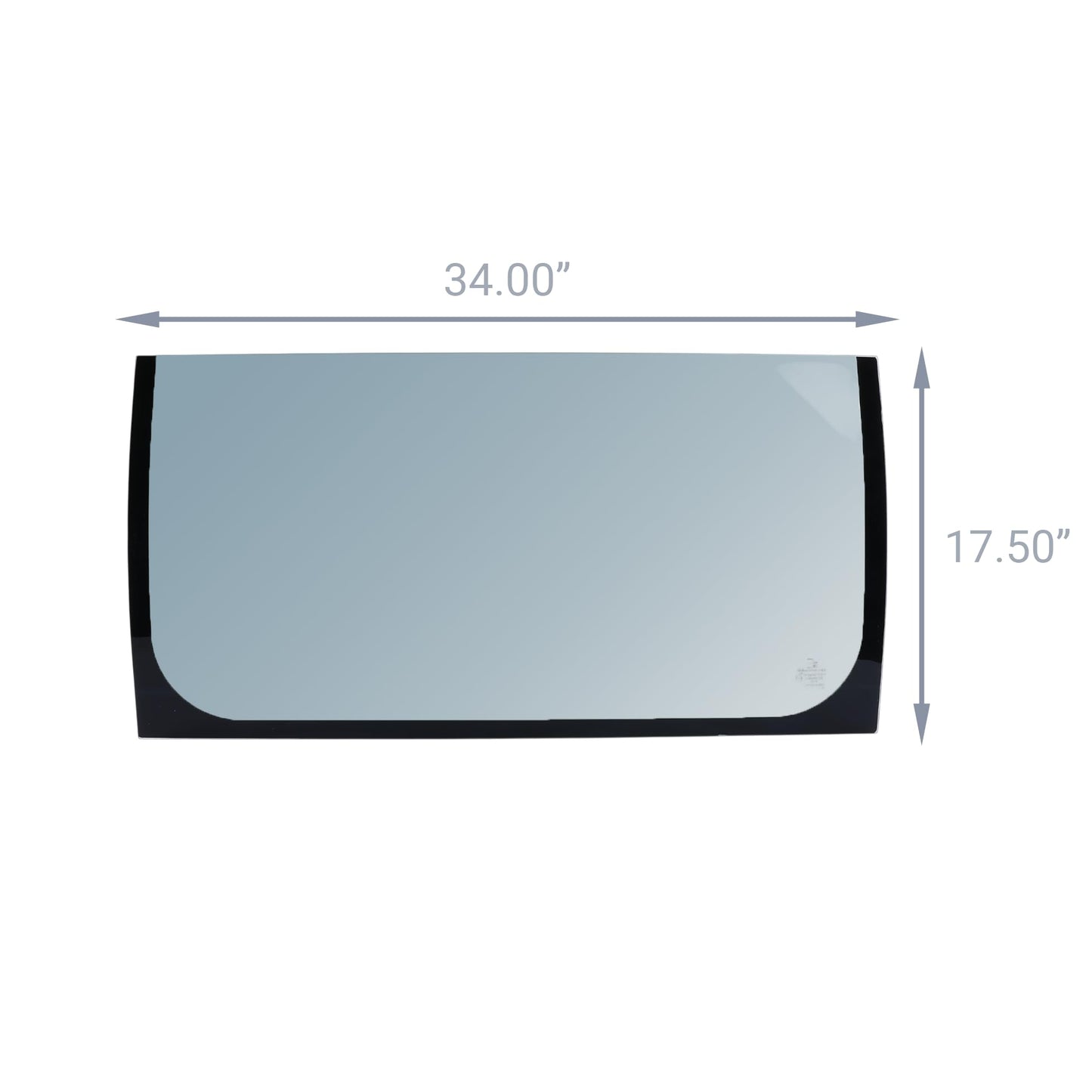 4664383 Front Lower Glass fits John Deere 75D 75G 135D 135G 225DLC 245GLC 135 P 225D 245 P 245G - Replaces 127200 - A-4664383