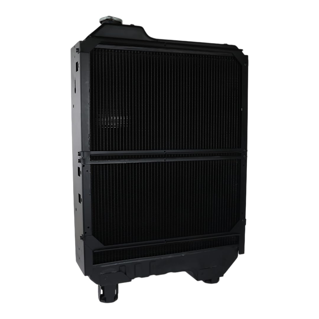 82008038 Tractor Radiator fits New Holland T6010 T6020 T6030 TM115 TM125 TM135 TM150+ - Replaces 82006827-82013307 – Copper Brass Construction