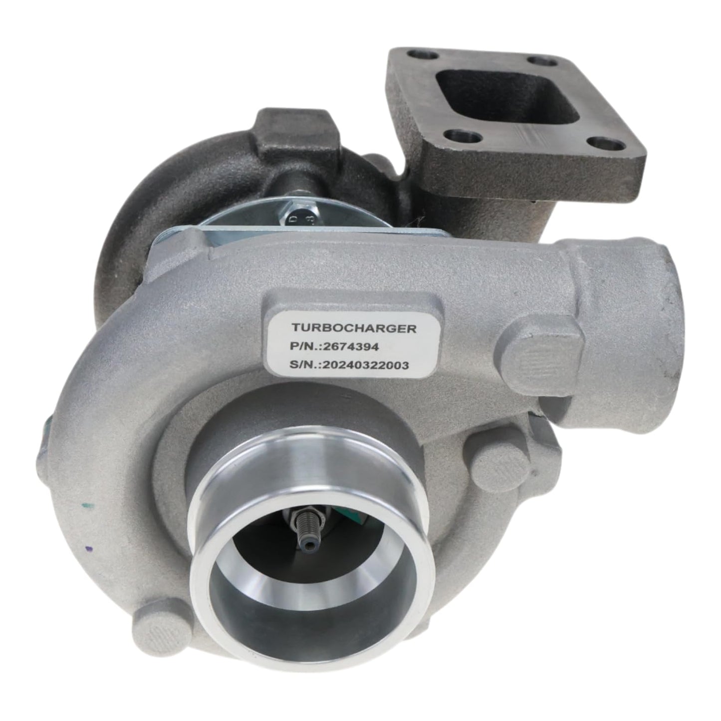 2674394 Engine Turbocharger fits Perkins 1004-4T 1004.4TAB 1004.4TAC 1004.4TAH 1004.4THR 1004-4TLR T4.40 - Replaces 2674A394