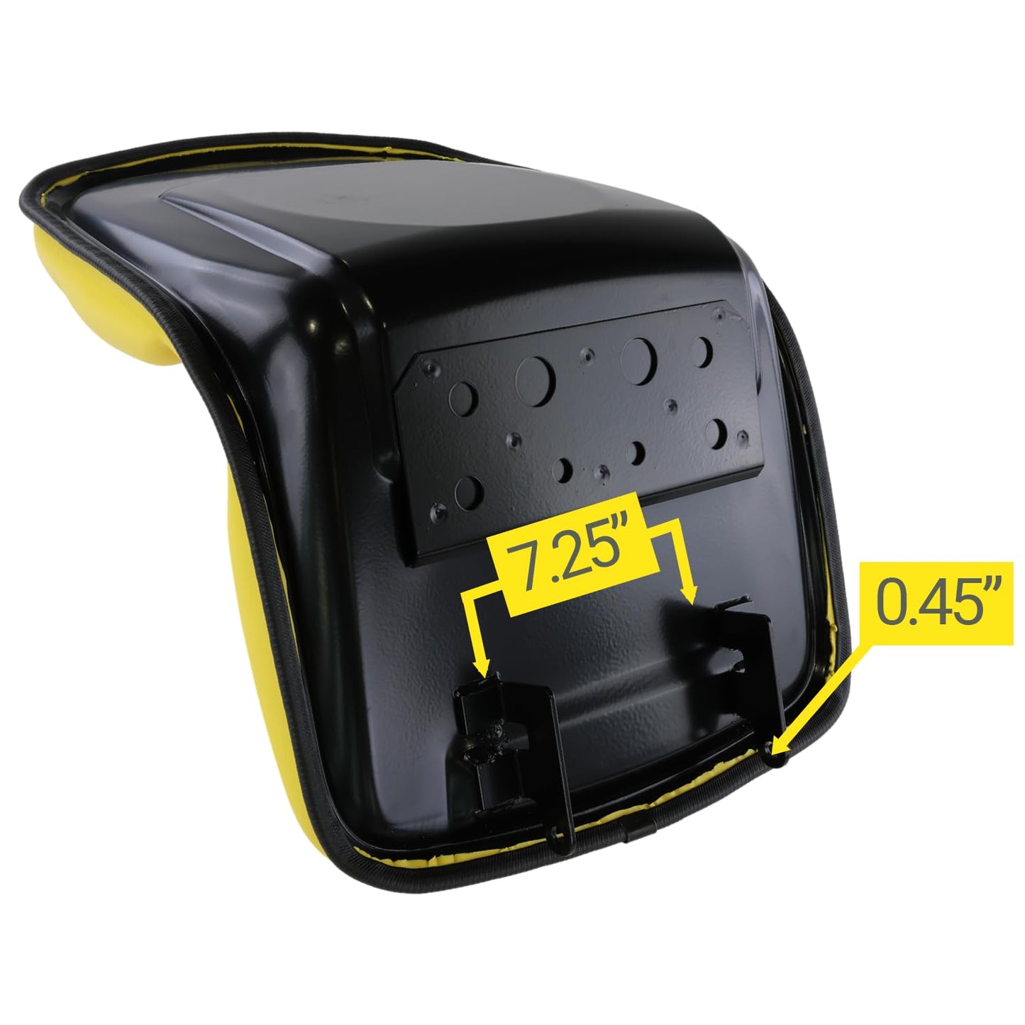 ZBOX Seat M803465 - Replacement Seat FITS: John Deere 1070 3005 4005 670 770 790 870 970 990 Models (Replaces Part ZB2185218) (Yellow - No Arms)