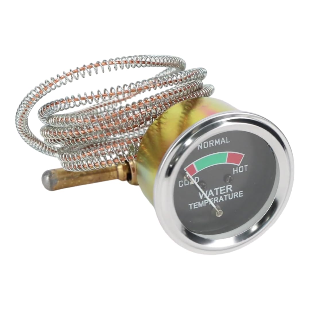 1078125M91 Water Temperature Gauge fits Massey Ferguson Super 90 Super90 135 165 70 65 555 50A 50 444 40 35 333 3165 31 30 2200 - Replaces 881396M91