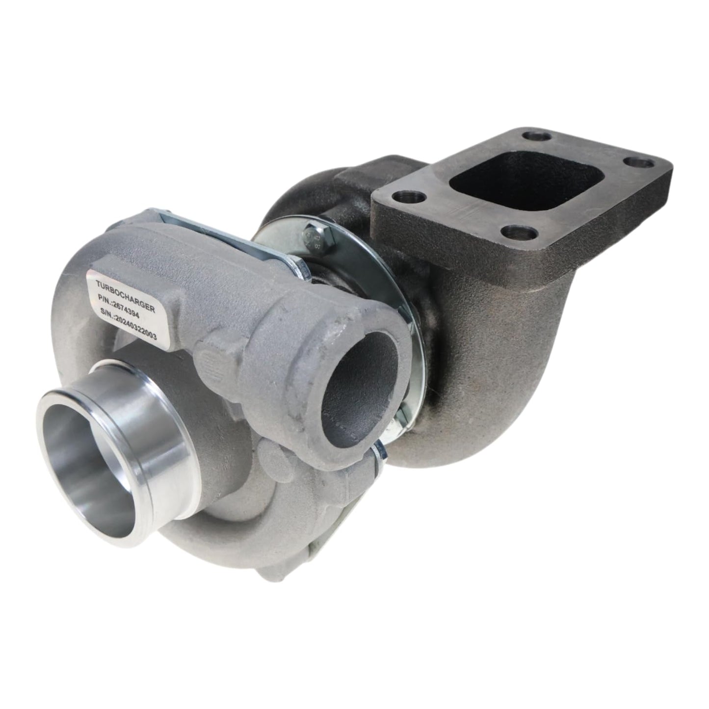 2674394 Engine Turbocharger fits Perkins 1004-4T 1004.4TAB 1004.4TAC 1004.4TAH 1004.4THR 1004-4TLR T4.40 - Replaces 2674A394