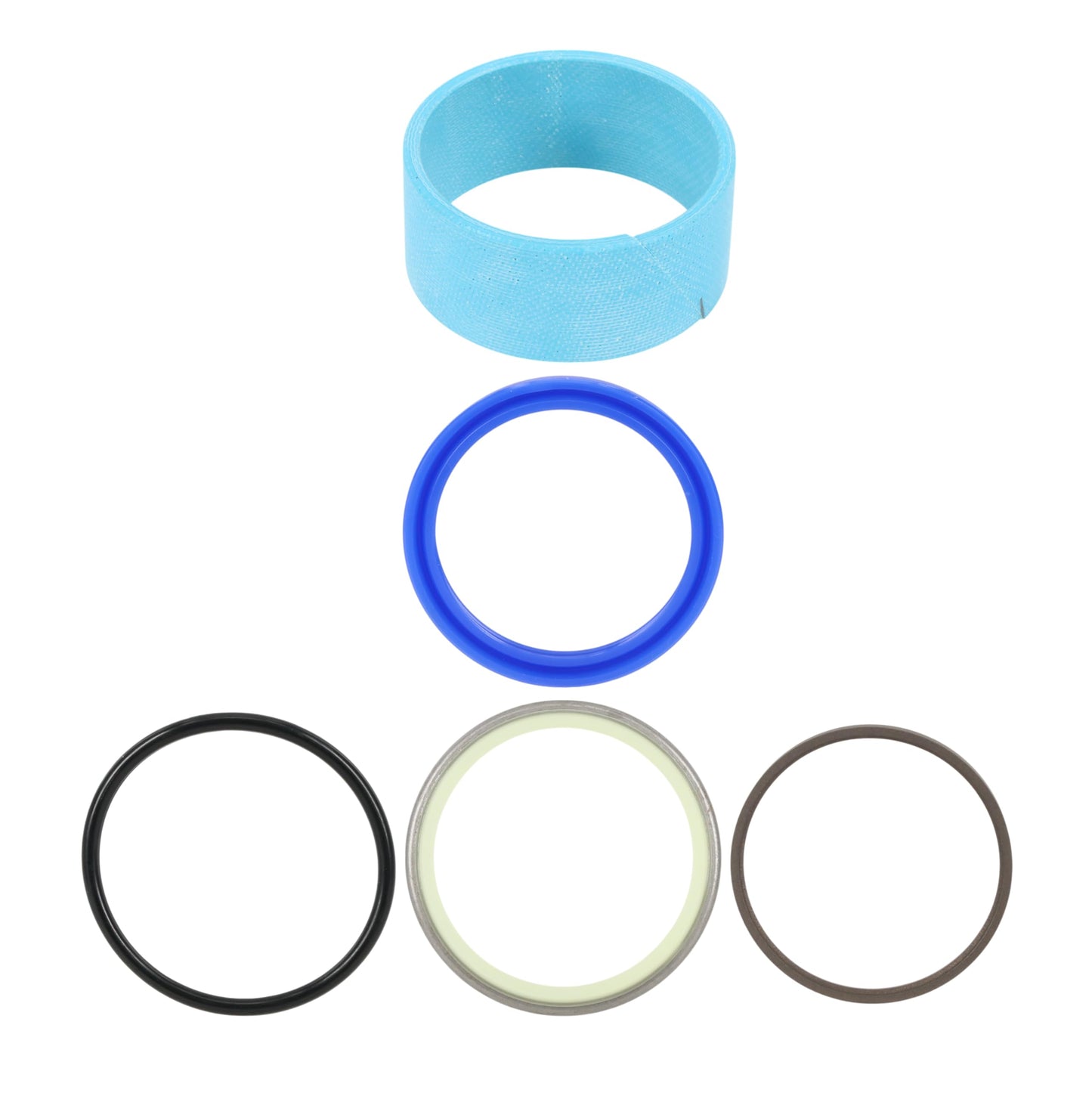 RE20595 Hydraulic Cylinder Rod Seal Kit fits John Deere 550G 555G 570B 640E 640G 648E 648G 650G 740G 748E 748G-Iii 770B 770BH - Replaces A-RE20595