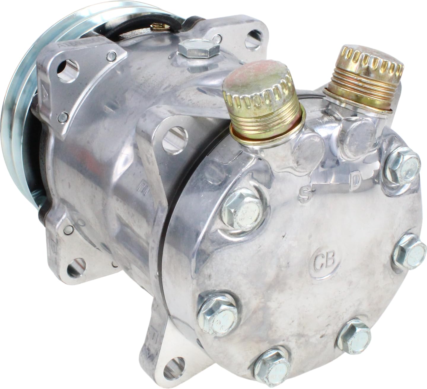 5165548 A/C Compressor fits Ford New Holland 8830 8630 TD60D Td70D Td75D TD80D TD90D Td95D Tl70 Tl80 Tl80A Tl90 Tl90A - Replaces 47132887-5165549