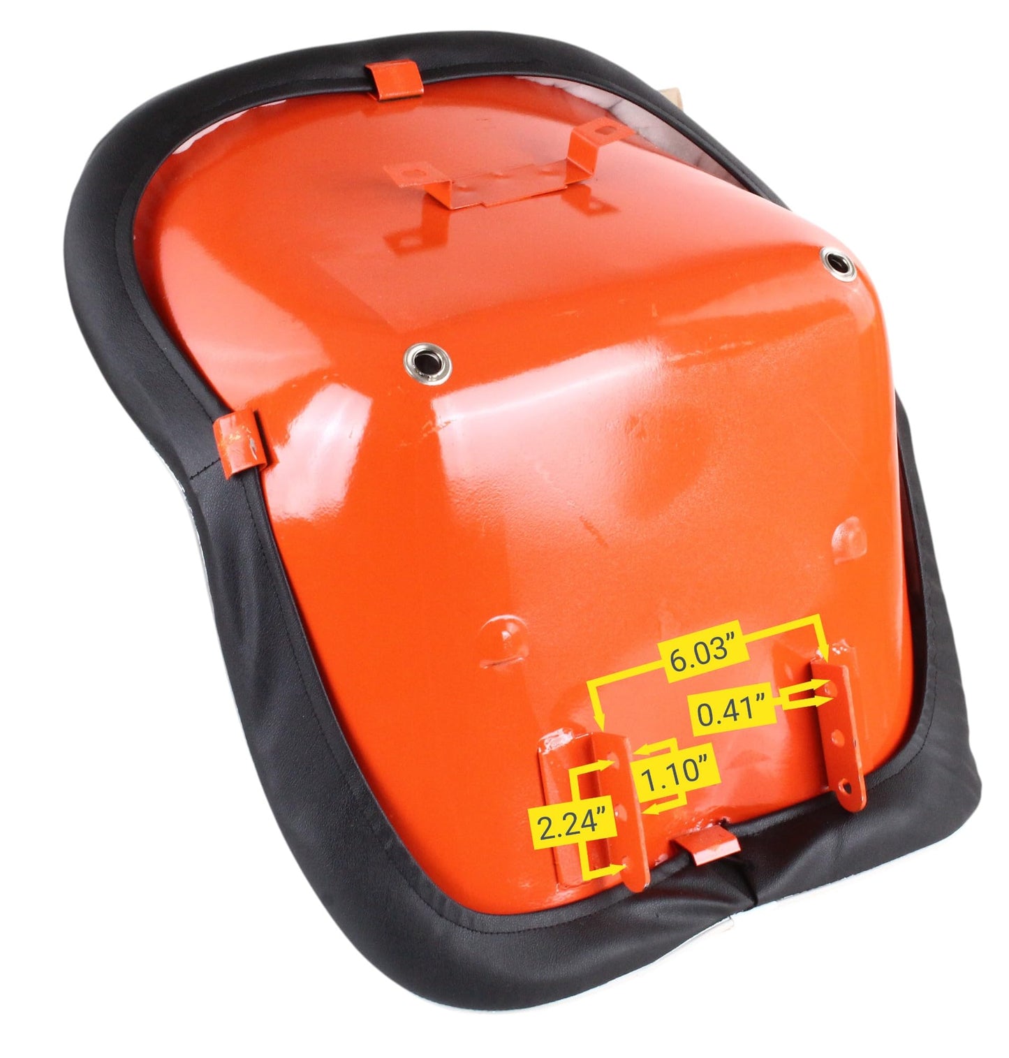 34200-18403 Black Vinyl Compact Tractor Seat Assembly Fits Kubota Tractor L Series L1500 L1501 L1801 L2000 L405 L225 L2050 L2250 L175 L2201 - Replaces 34200-18400 - 124690-34159-18400