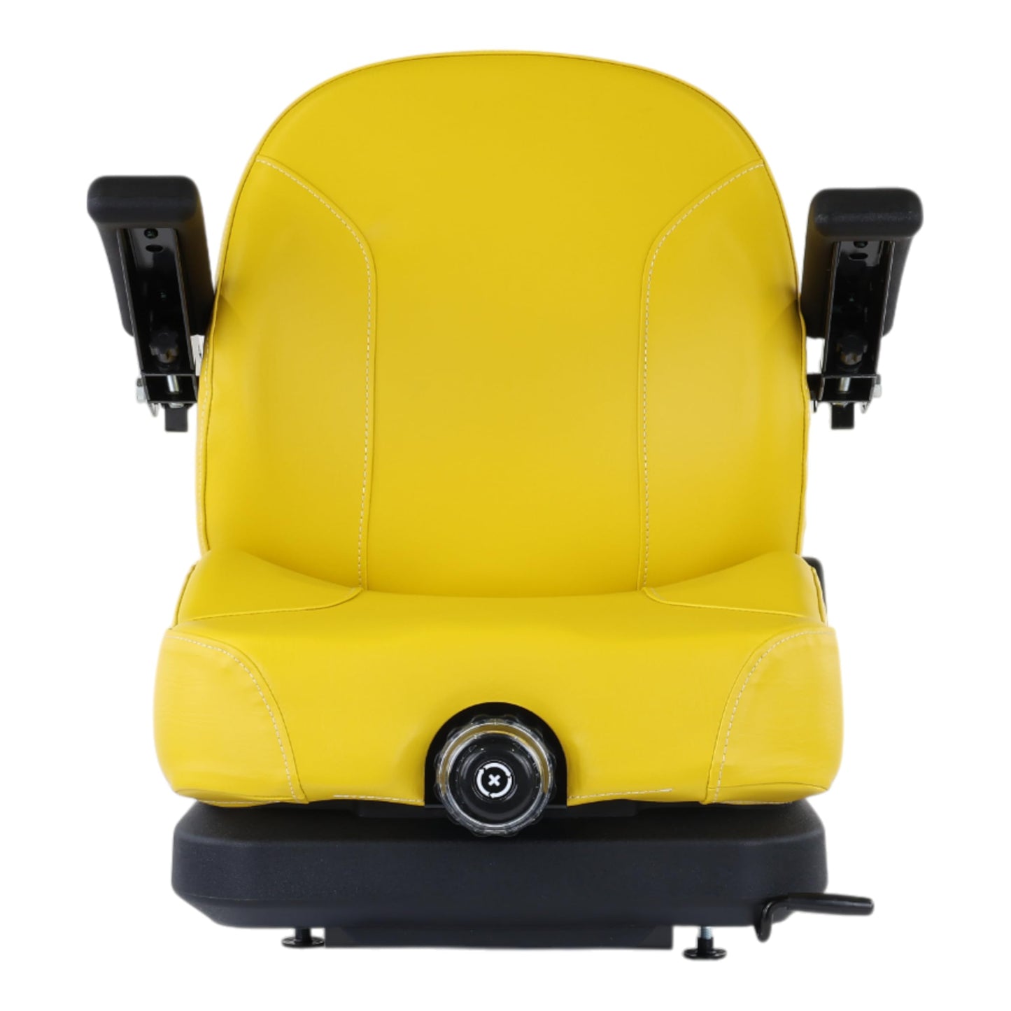 AUC11927 Yelow Suspension Seat w/Adjustable Armrests fits John Deere Zero Turn Mower Models Z930 Z945 Z950 Z955 Z915 Z920 Z925 Z960 Z970 Z994 - Replaces Part Numbers 116-8912 TCA23663