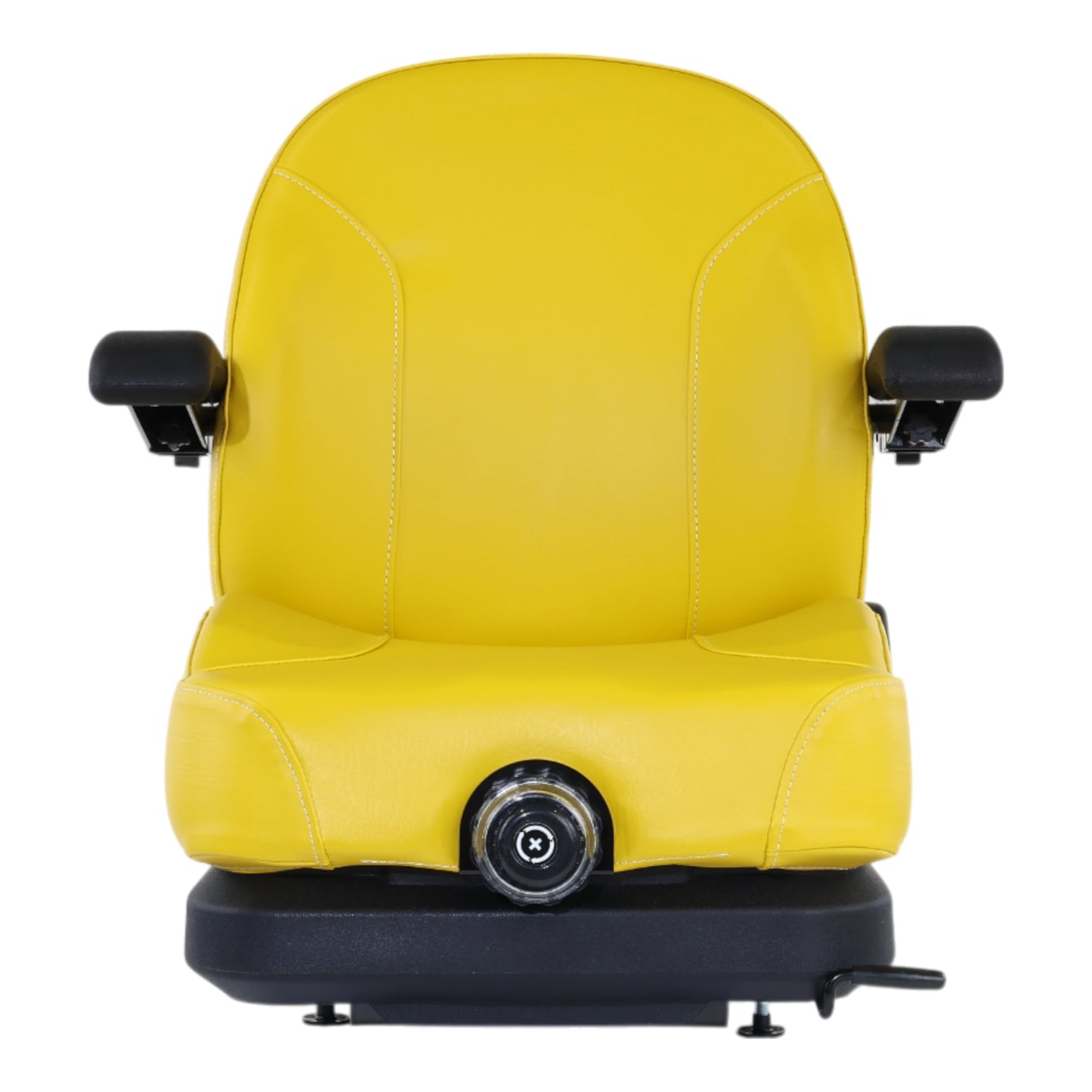 AUC11927 Yelow Suspension Seat w/Adjustable Armrests fits John Deere Zero Turn Mower Models Z930 Z945 Z950 Z955 Z915 Z920 Z925 Z960 Z970 Z994 - Replaces Part Numbers 116-8912 TCA23663