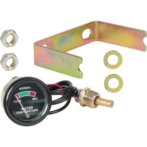 ZBOX C3NN18287A Water Temperature Gauge fits Ford New Holland 4030 4031 2111 2131 2031 900 Series 2030 500 SERIES 1811 1871 - Replaces 89831449 - FAD10883A