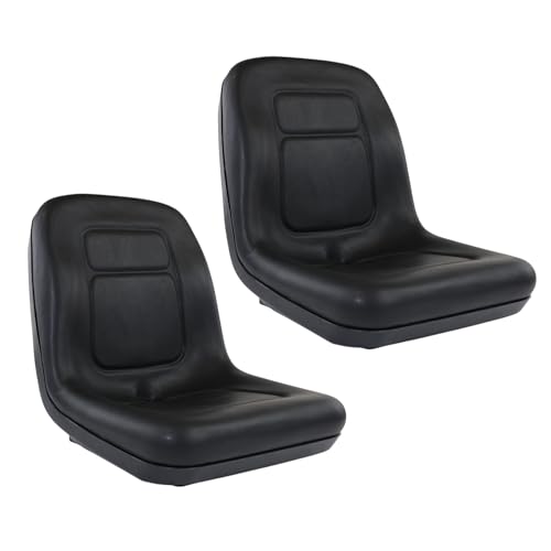 High Back Seats For John Deere Gator Models TE TH TH 6X4 Diesel TX 4X2 F735 F725 F710 - Also Fits Other Lawn Tractors - Replaces Part Numbers VG11696 LGT100YL LVA10029 TCA21044-2pcs