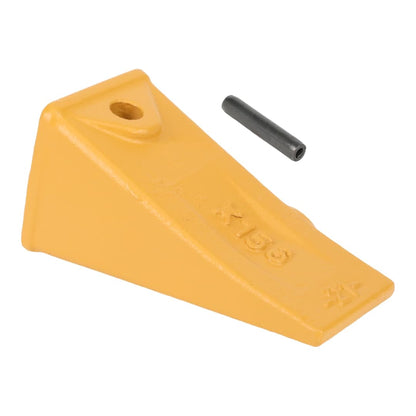 5 x156 Bucket Teeth with P156 Roll Pins - fits Hensley Style Skid Steer & Mini Excavator Buckets
