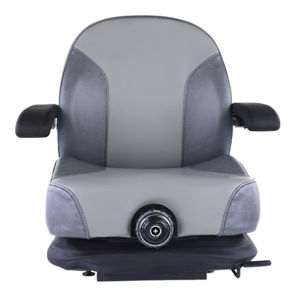 Universal Fit Highback Suspension Seat with Adustable Armrests for Tractors & Zero Turn Lawn Mowers Fits Exmark Lazer Z Diesel DS E S X Series 116-6187
