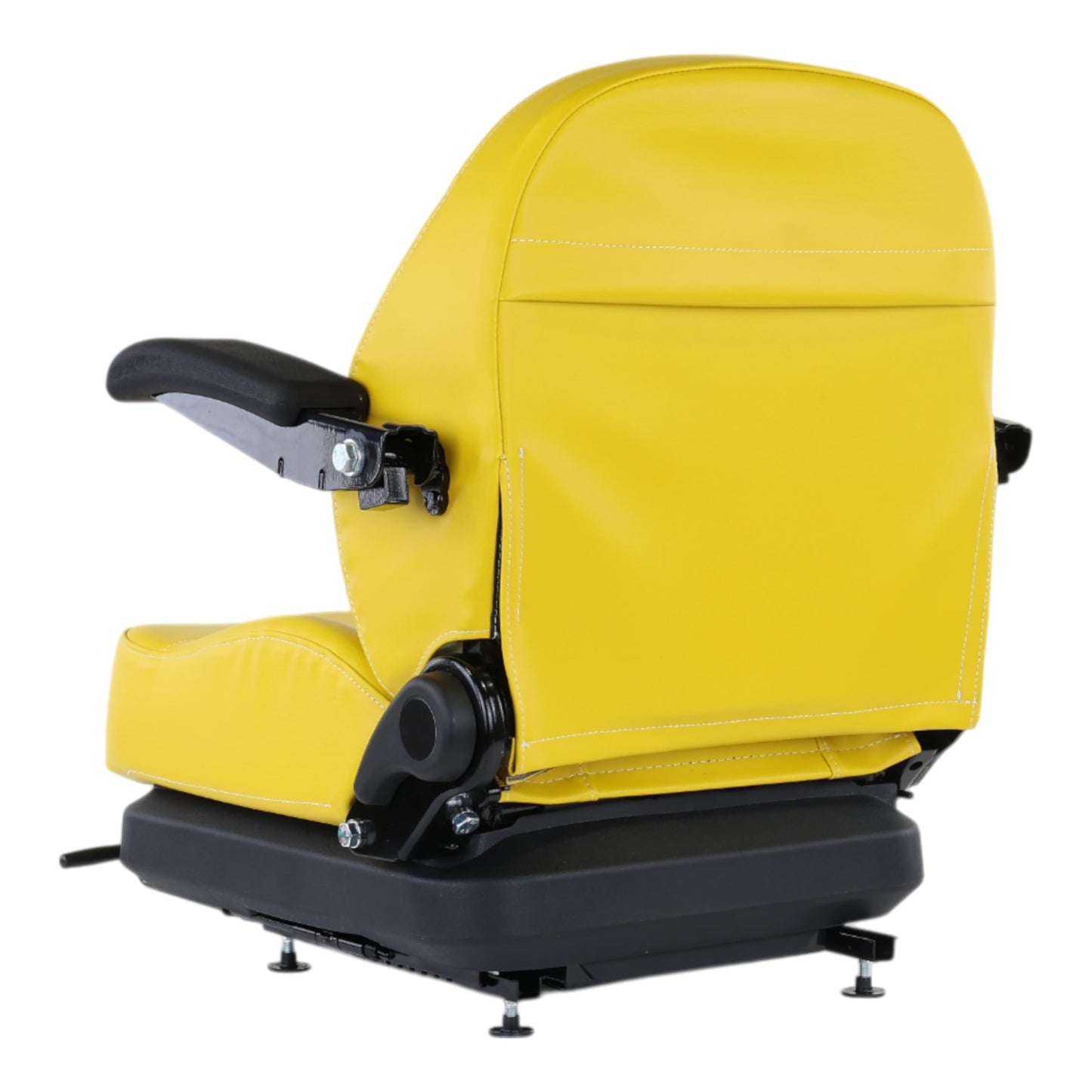 AUC11927 Yelow Suspension Seat w/Adjustable Armrests fits John Deere Zero Turn Mower Models Z930 Z945 Z950 Z955 Z915 Z920 Z925 Z960 Z970 Z994 - Replaces Part Numbers 116-8912 TCA23663