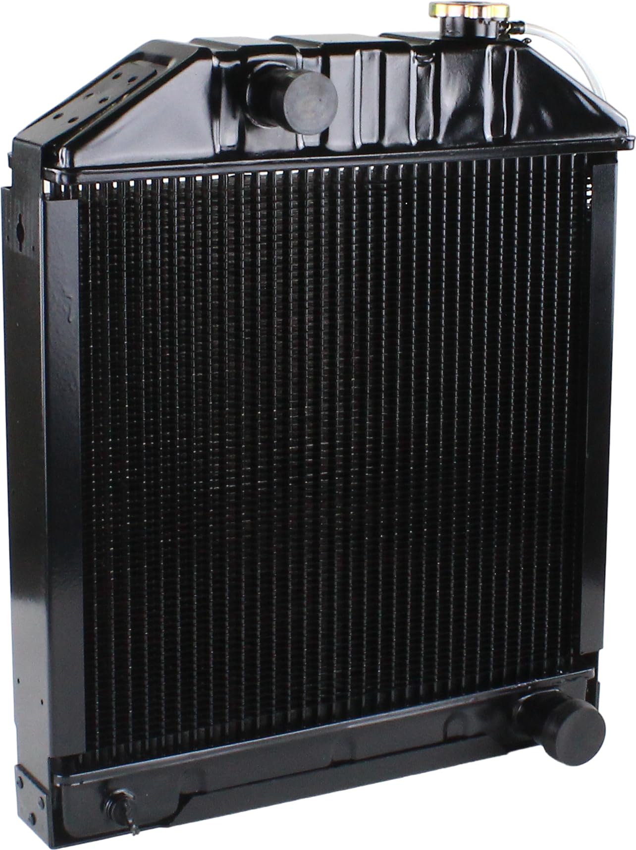 C7NN8005H Radiator Compatible with Ford New Holland Tractor 2000 to 7700 Series, Includes Pressure Cap, 16.5x17x2.4 Inches Core Dimensions